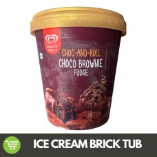 KWALITY WALLS CHOCO BROWNIE FUDGE ICE CREAM TUB